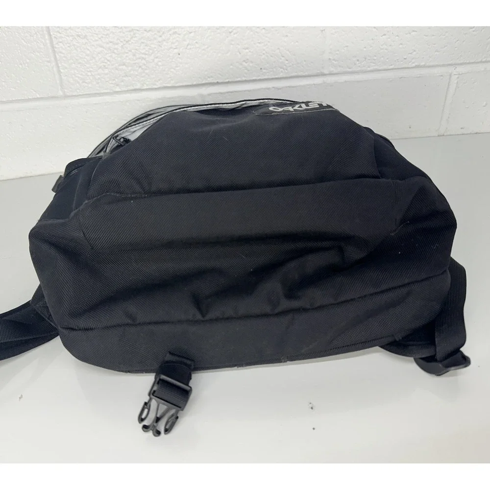 Oakley FS Colorblock‎ Cordura Nylon Backpack Black Gray Spellout